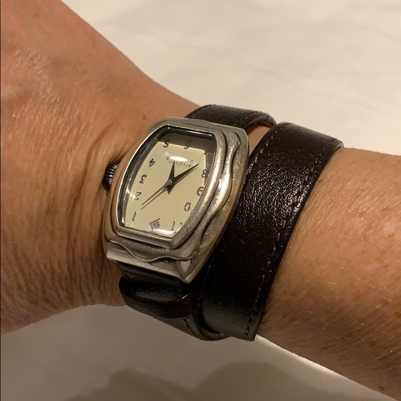 Silpada leather watch